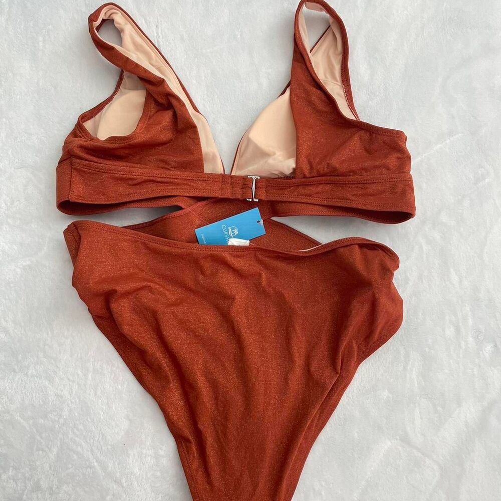 NEW WITH TAGS CUPSHE ONE PIECE SWIMSUIT SIZE XL - Picture 5 of 5